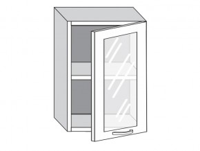1.50.3 Шкаф настенный (h=720) на 500мм с 1-ой стекл. дверцей в Усолье - usole.magazin-mebel74.ru | фото