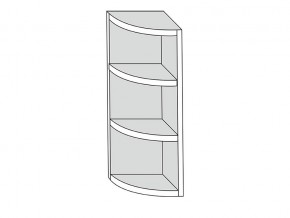 19.30.0р Полка угловая (h=913) радиусная  ЛДСП УНИ в Усолье - usole.magazin-mebel74.ru | фото
