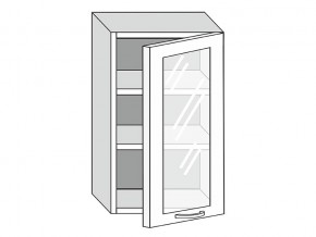 19.50.3 Шкаф настенный (h=913) на 500мм с 1-ой стекл. дверцей в Усолье - usole.magazin-mebel74.ru | фото
