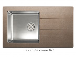 Мойка комбинированная Tolero twist TTS-860 Темно-бежевый 82 в Усолье - usole.magazin-mebel74.ru | фото