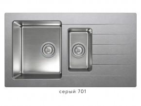 Мойка комбинированная Tolero twist TTS-890 Серый 701 в Усолье - usole.magazin-mebel74.ru | фото