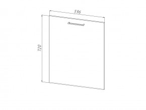 П 60 Комплект для посудомоечной машины 600 мм (цоколь + фасад) ЛДСП в Усолье - usole.magazin-mebel74.ru | фото