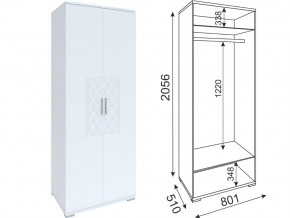 Шкаф двухдверный М01 в Усолье - usole.magazin-mebel74.ru | фото