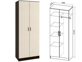 ШКР800.2 Шкаф 2х-створчатый комби в Усолье - usole.magazin-mebel74.ru | фото